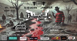 🔥 JAROMĚŘ BUDE HOŘET METALEM! 🔥 📅 6. 12. 2025 📍 Nároďák Jaroměř Připrav se na největší metalovou událost zimy – tři...